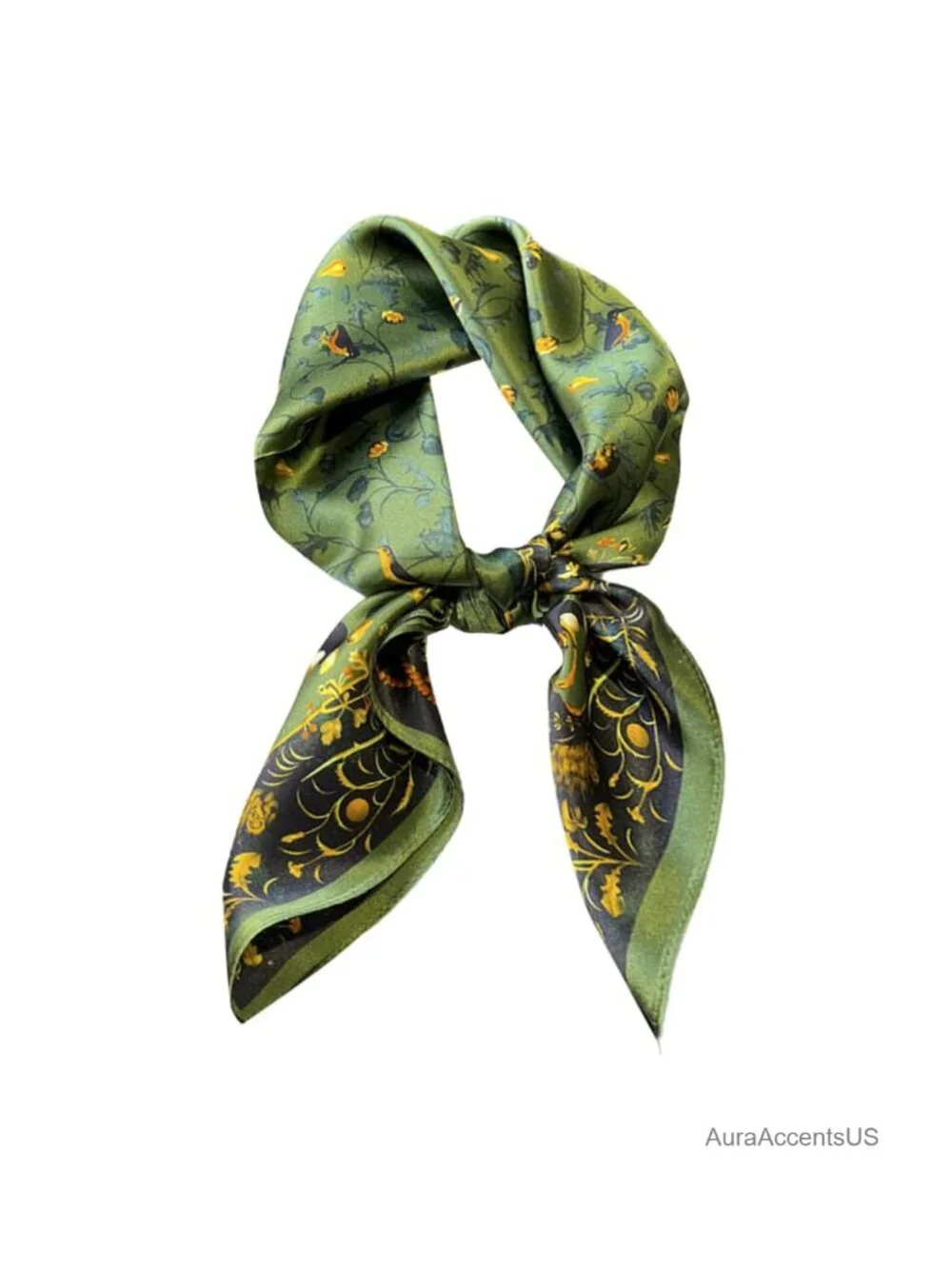 100% Pure Mulberry Silk Square Scarf 26
